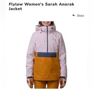 FlyLow Luna Sara Ski Anorak Flamingo Medium